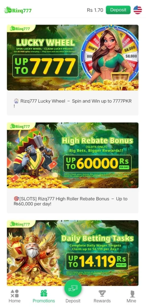 RIZQ 777 GAME